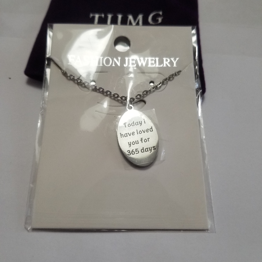 1st Year Anniversary Necklace